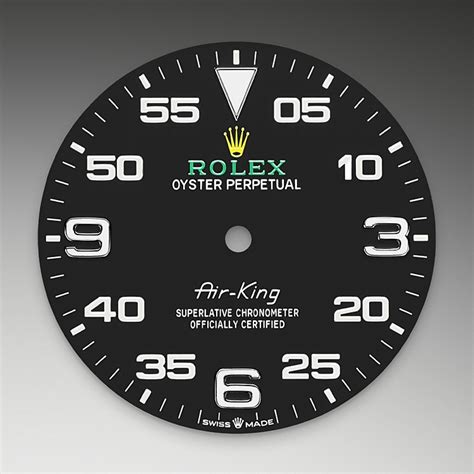 muss auf dem zifferblatt rolex air king|Rolex Air-King.